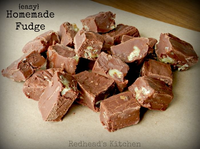 Homemade Chocolate Fudge Recipe