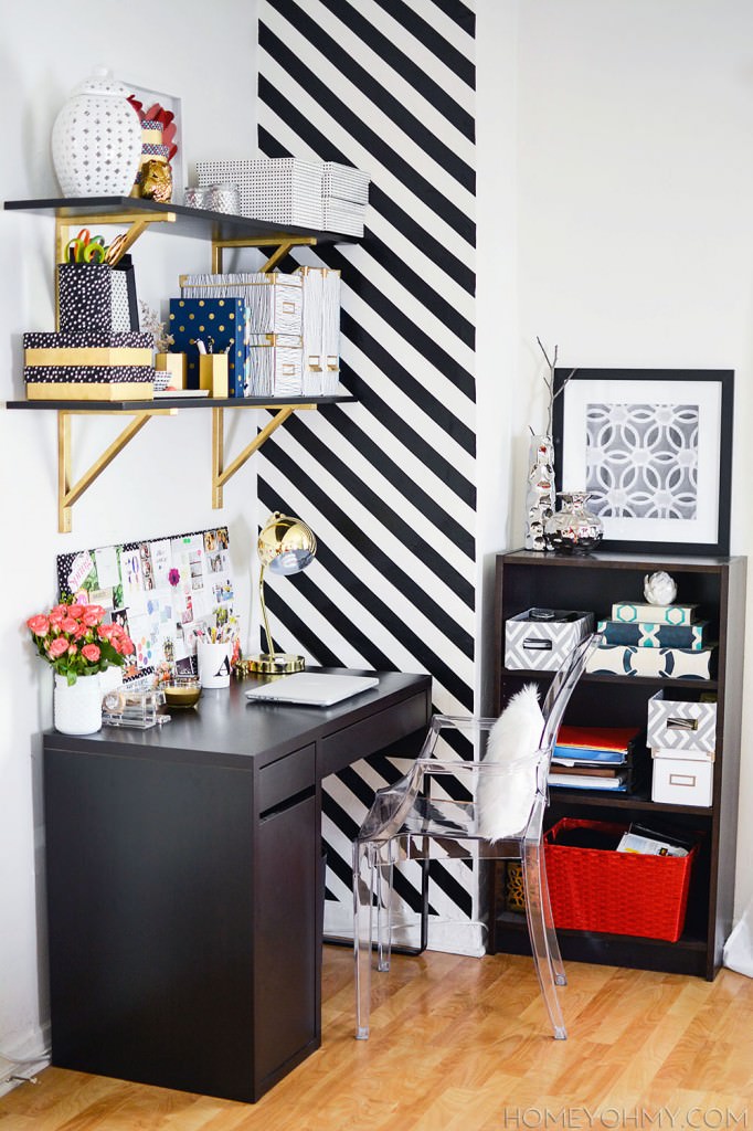Work-space-with-striped-accent-wall1