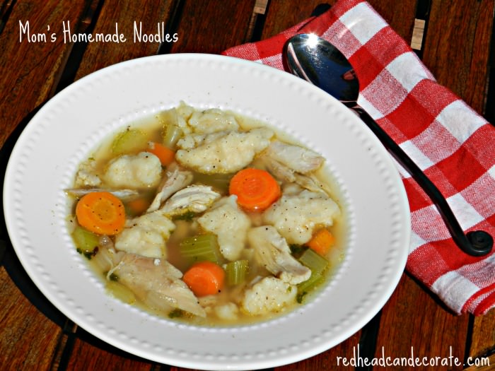Homemade Noodles (bonus chicken soup recipe included)