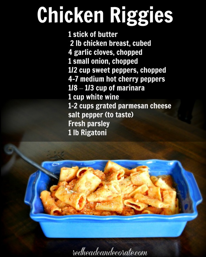 Chicken Riggies Recipe