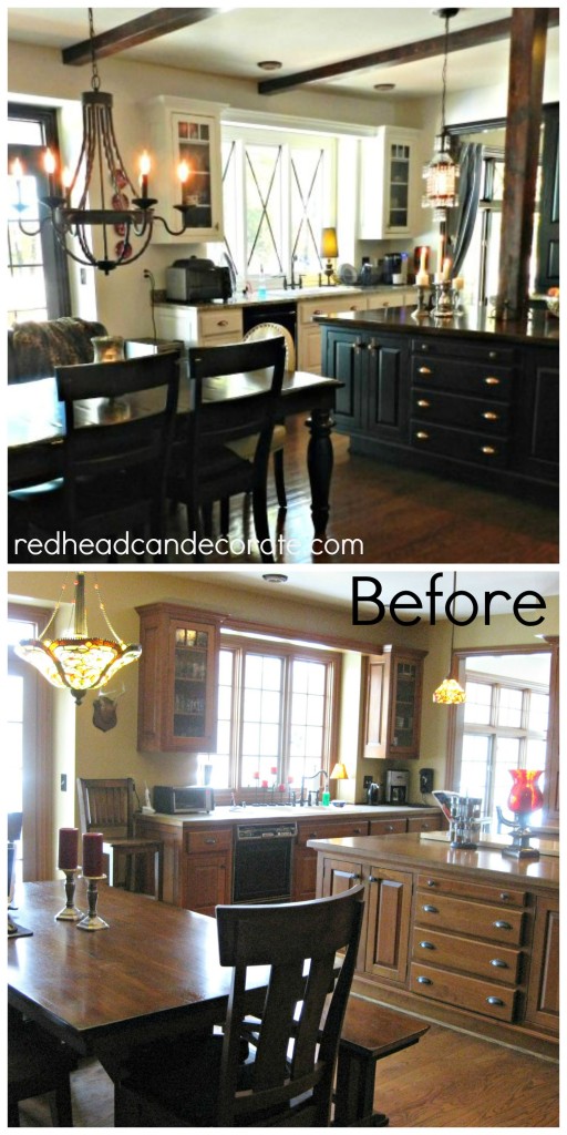 Kitchen Makeover by redheadcandecorate.com