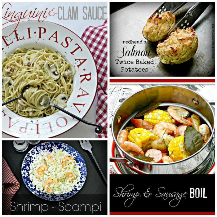 Shrimp, Clams, & Salmon Recipes
