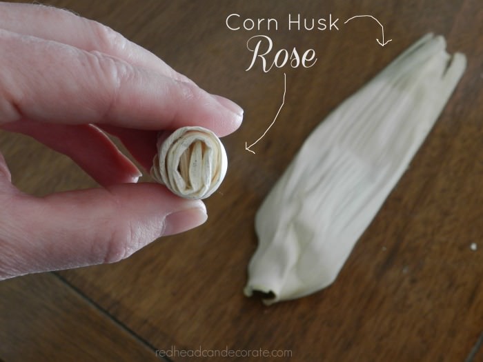 corn husk rose