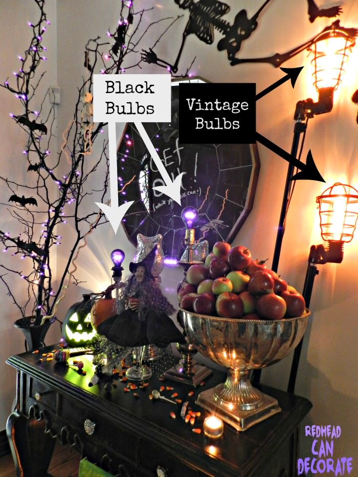 Unique Halloween Decor Ideas - redheadcandecorate.com #halloween #lanterns