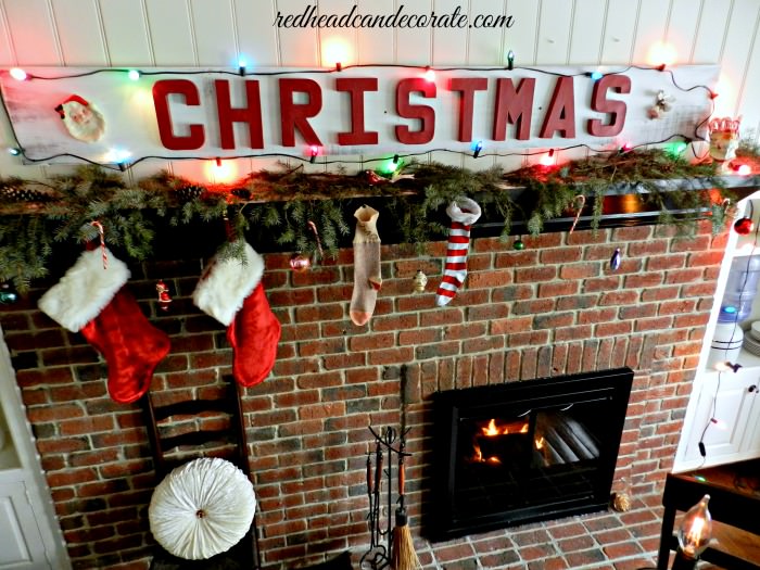 Christmas Sign by Redheadcandecorate.com