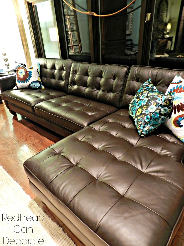 Best Brown Leather Sectional