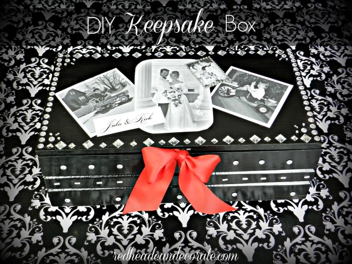 Diy Keepsake Box Redhead Can Decorate