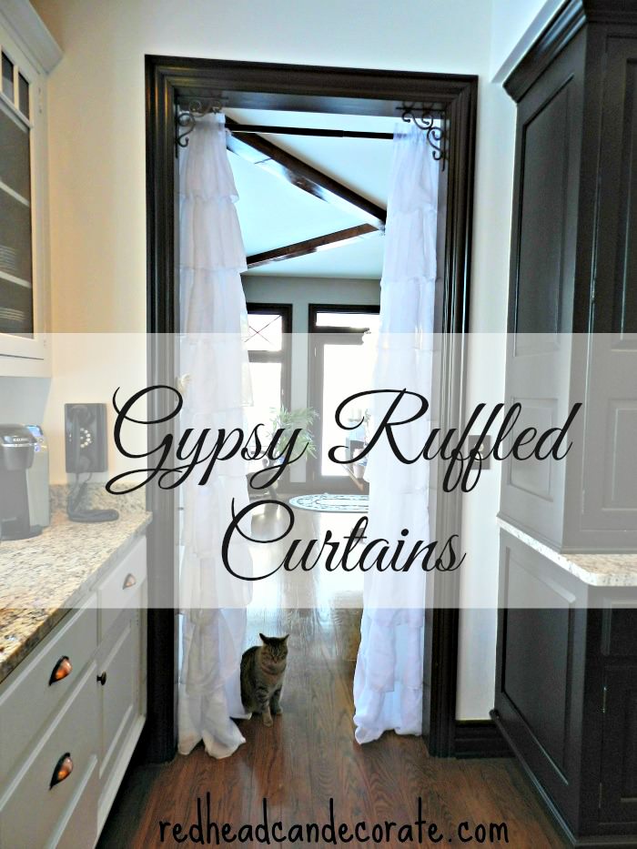 Gypsey Ruffled Curtain Ideas