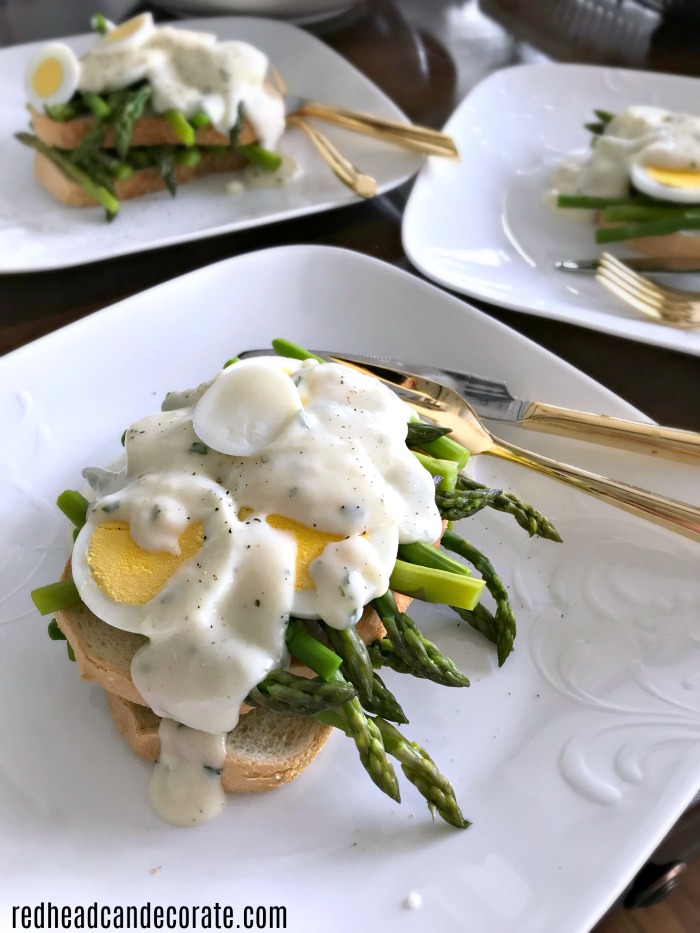 Have you ever tried Creamed of Asparagus on Toast? If not, you are in for a delicious recipe full of nutty, savory, good for you comfort food! 