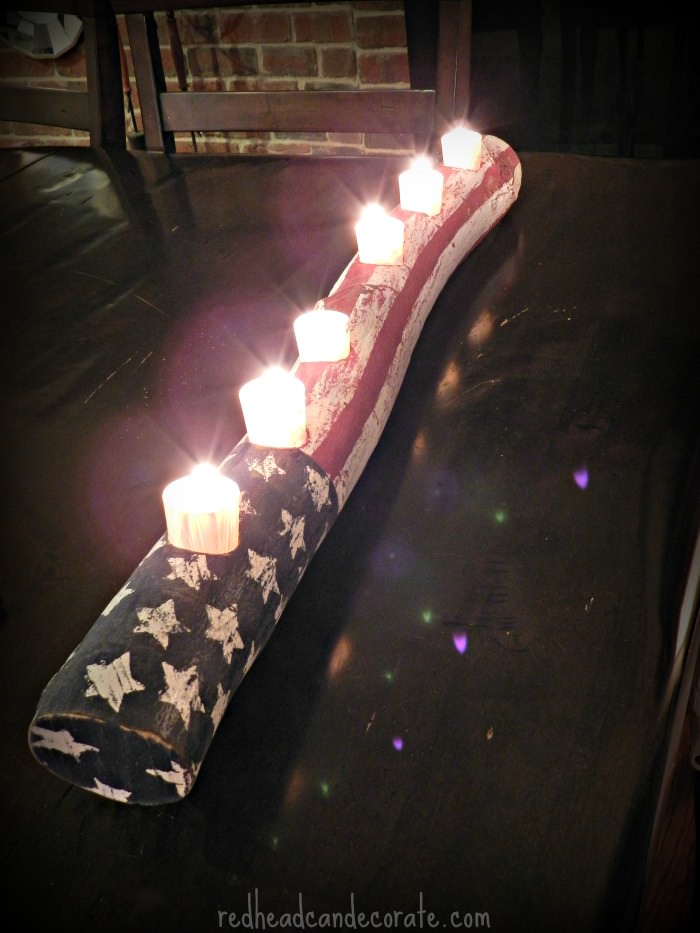 Beautiful Rustic American Candle