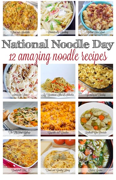 Best Noodle Recipes In Blog Land
