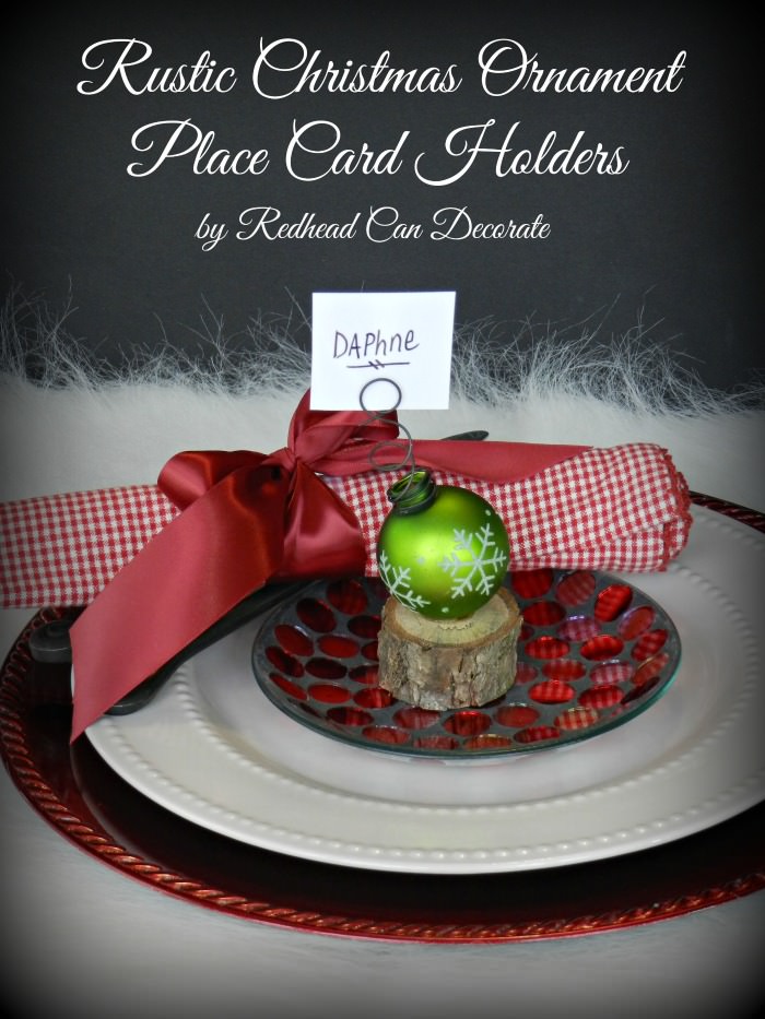Rustic Place Card Holders