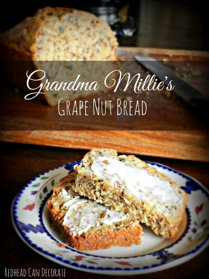 Grape Nut Bread