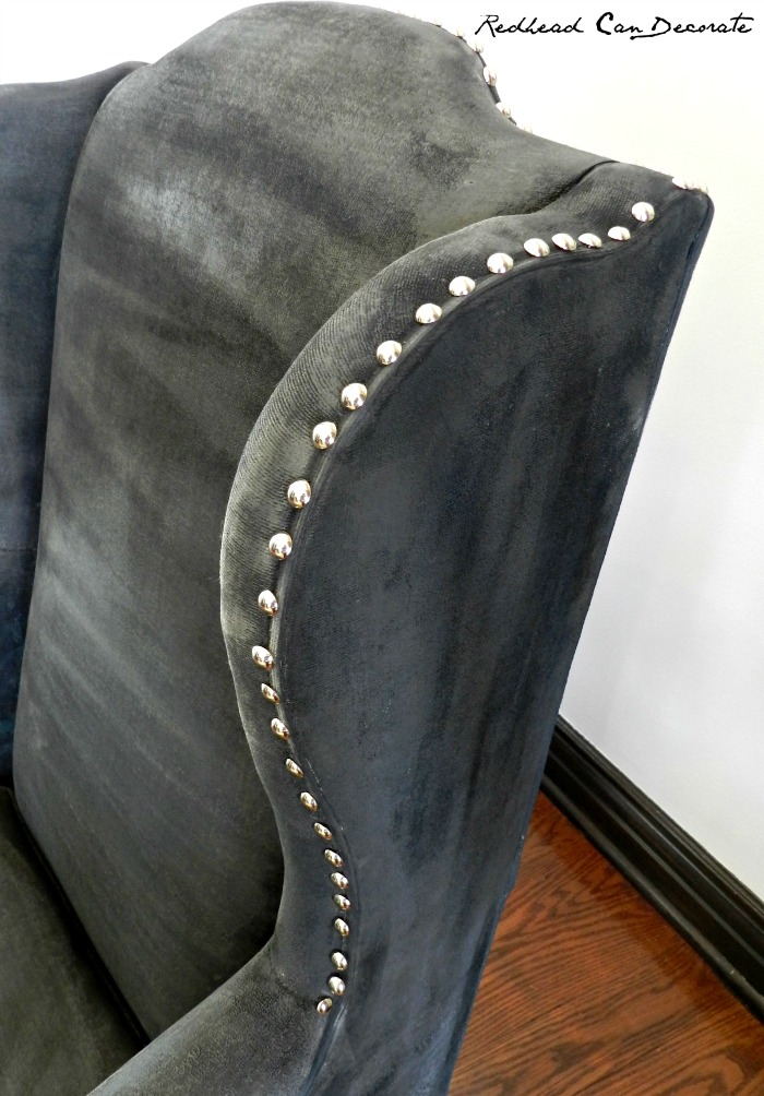 Chair Makeover w: paint & tacks