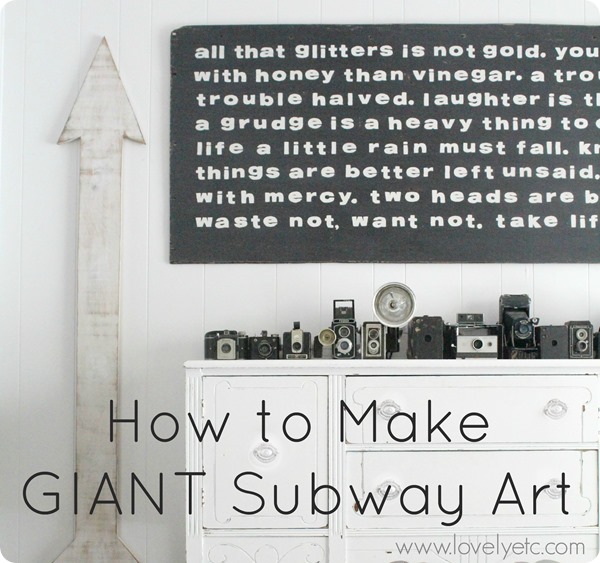 giant subway art
