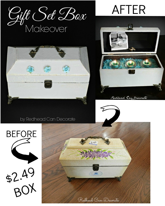 Awesome Gift Set Box Makeover Using Paint