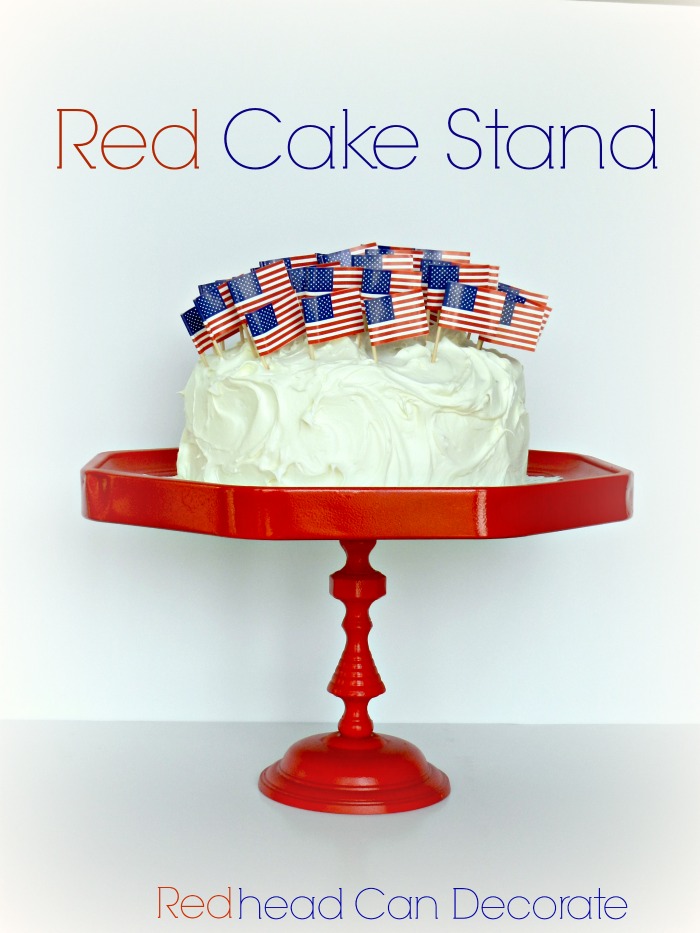 Pottery Barn Knock Off Cake Stand Tutorial