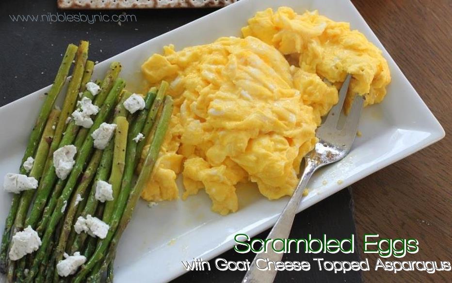 Scrambled Eggs w: Goat Cheese