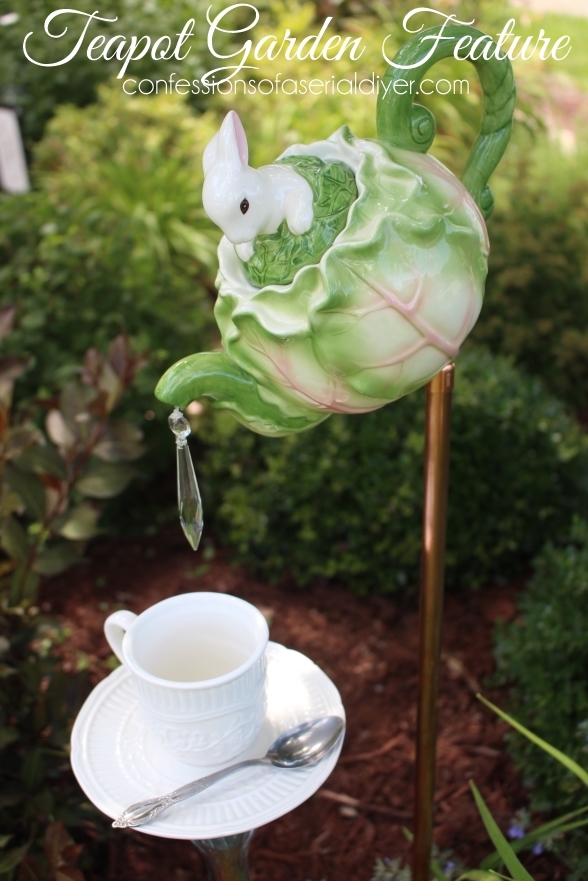 Teapot Garden Feature...perfect for Mother's Day!
