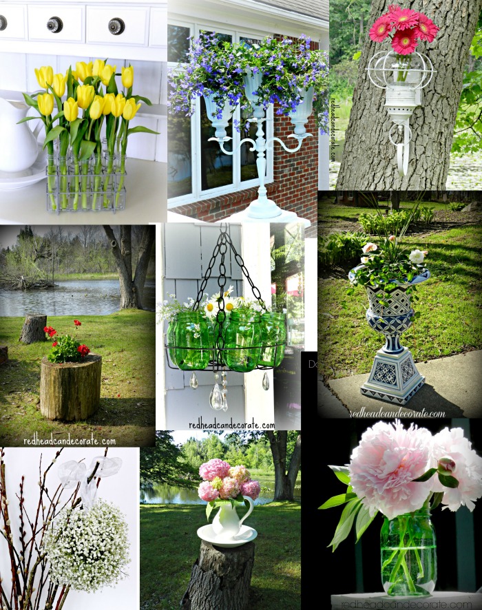 Think Outside The Vase-alternatives to ordinary flower vases or pots!