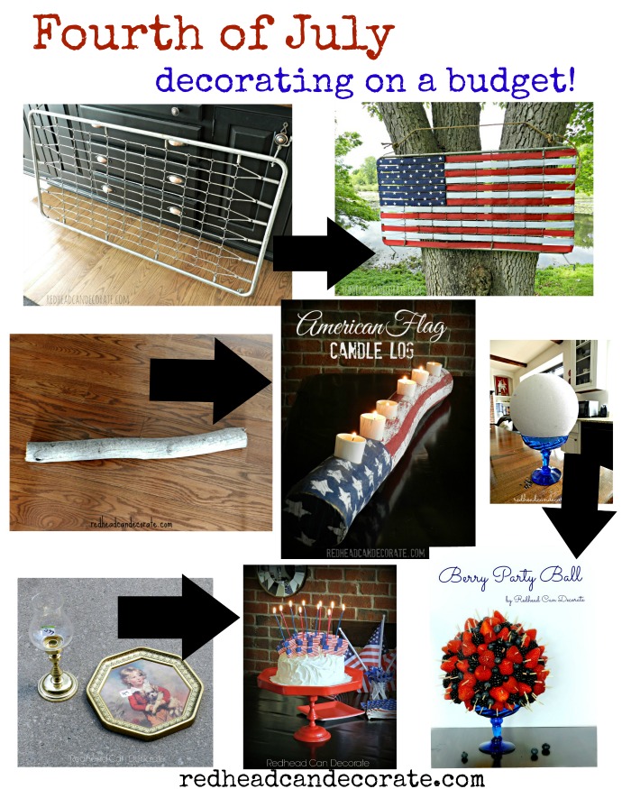 Unique ways to decorate for any patriotic holiday on a budget!