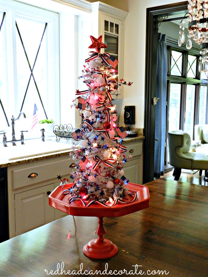 Fourth of July Christmas Tree