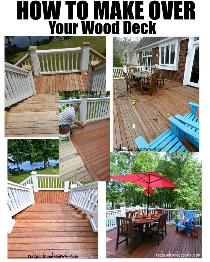 Full Tutorial on HOW TO MAKE OVER YOUR WOOD DECK