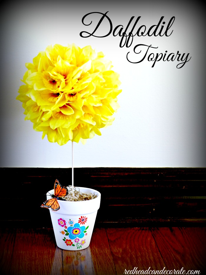 Easy DIY Daffodil (or any flower) Centerpiece