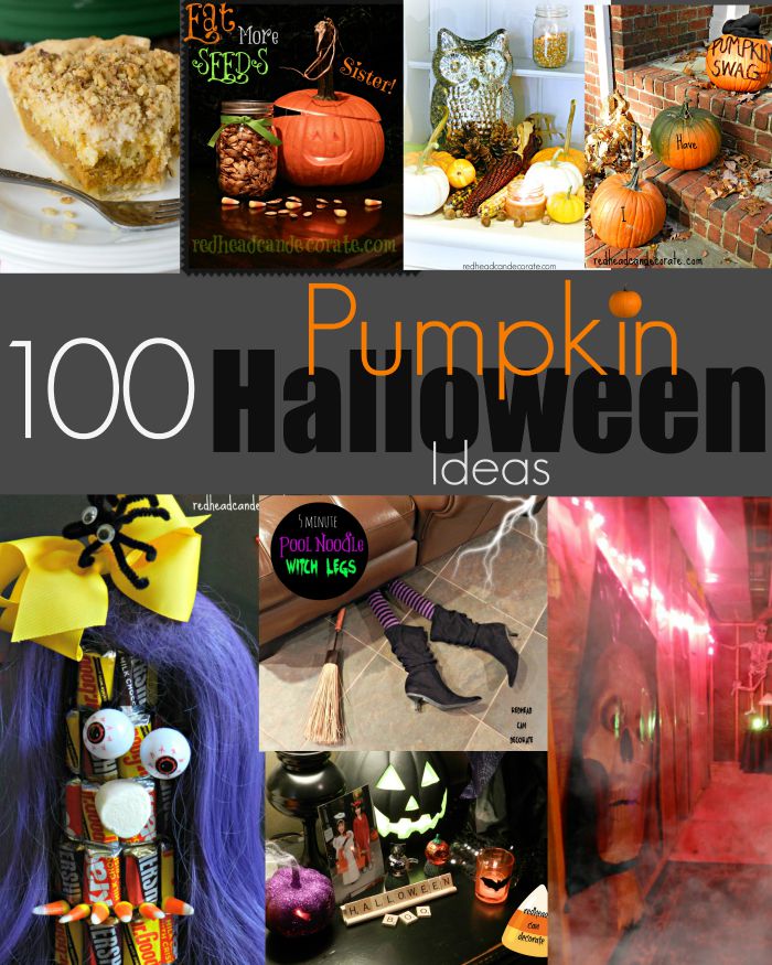 100 Pumpkin & Halloween Ideas