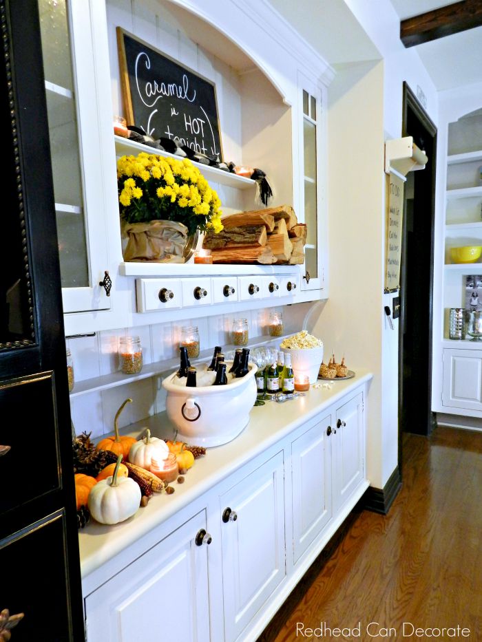 Decorate your hutch for Fall