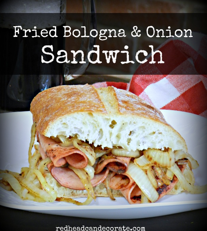 Fried Bologna & Onion Sandwich Recipe