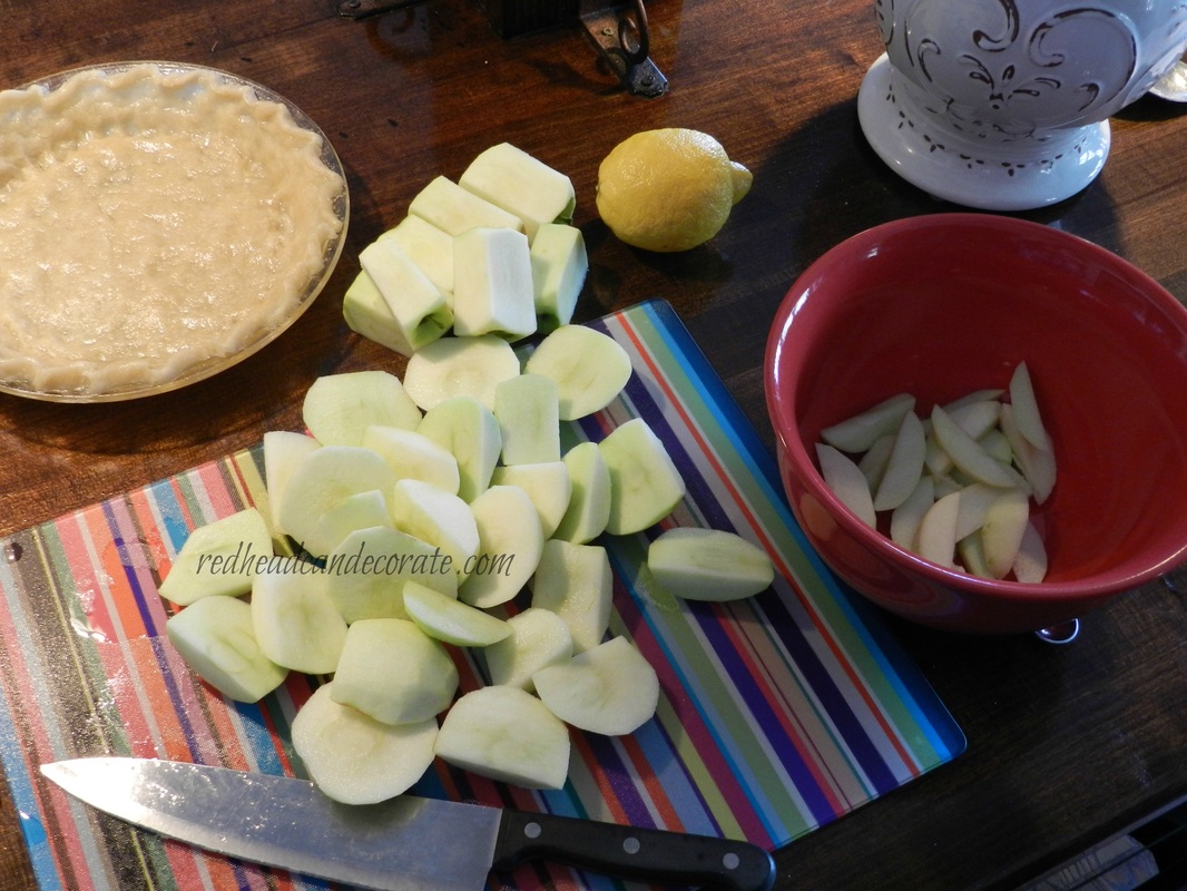 apples with pie