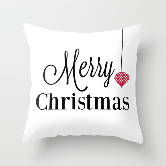 merry christmas pillow