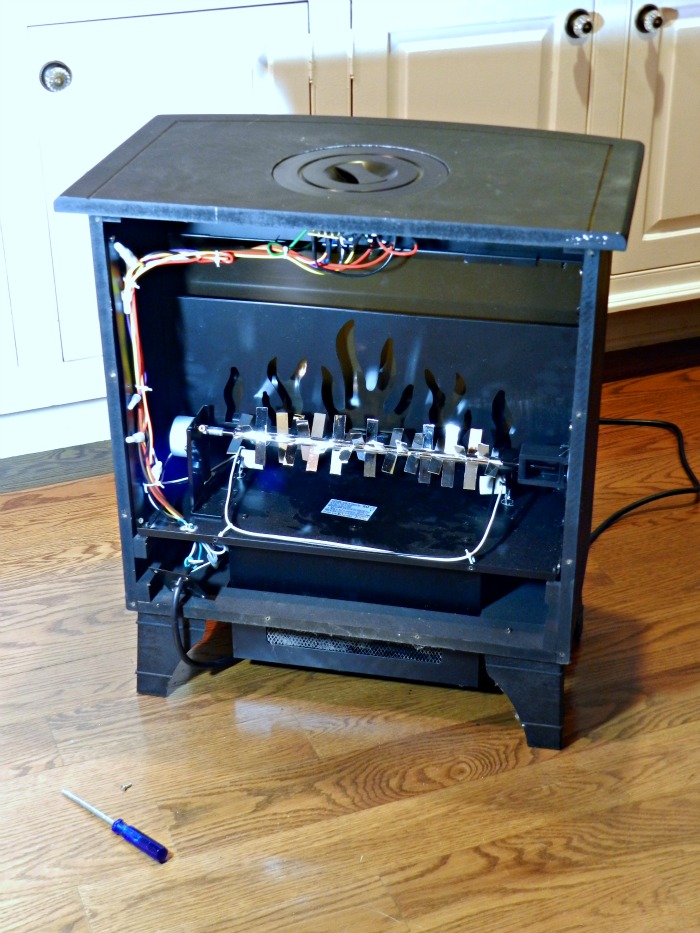 wood burner stove guts