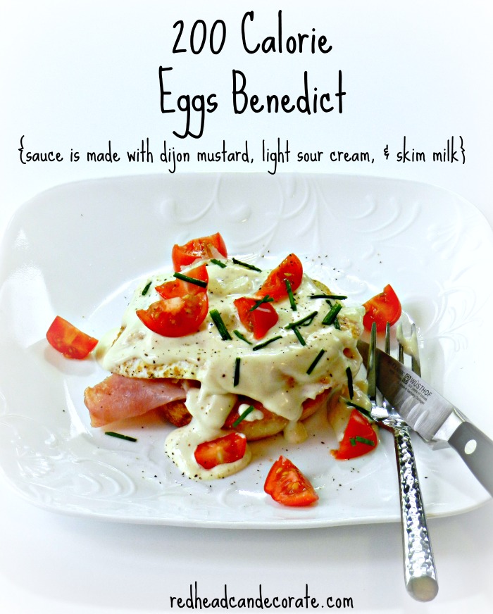 200 Calorie Eggs Benedict