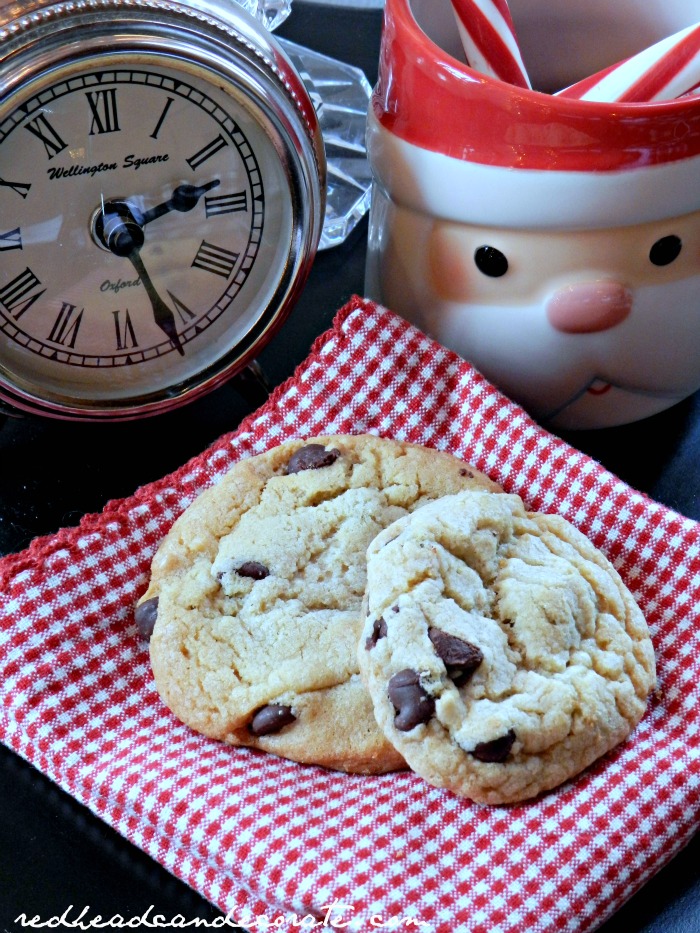 Chocolate Chip Cookies for Santa