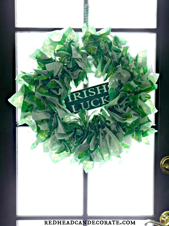Irish Napkin Wreath