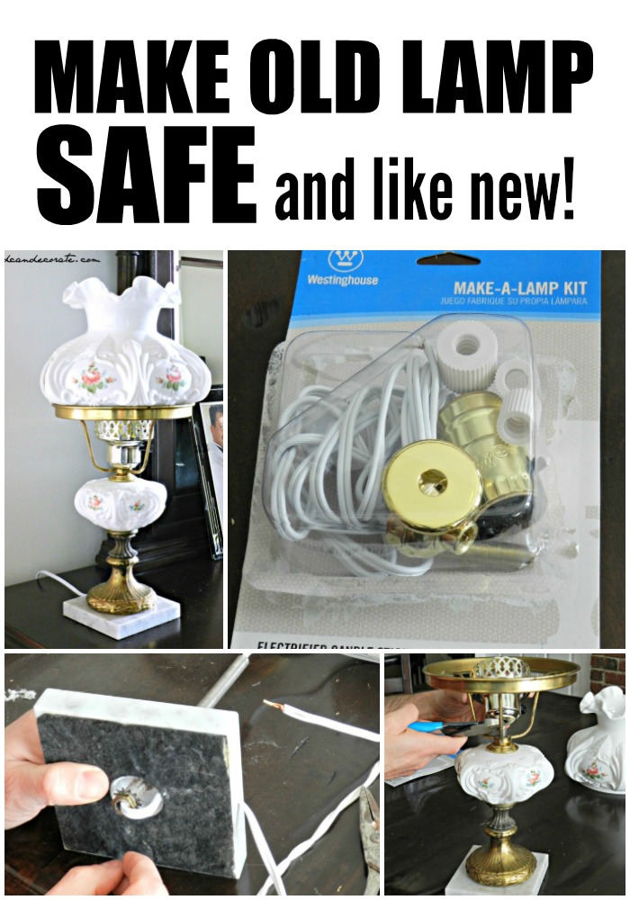 Step by step tutorial: Thrifty Lamp Makeover with Spray Paint! Go ahead and paint that ugly lamp! 