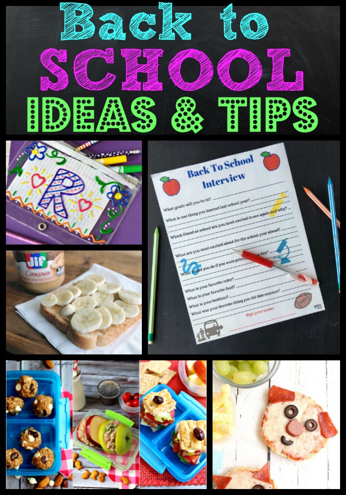 Back to School Ideas & Tips
