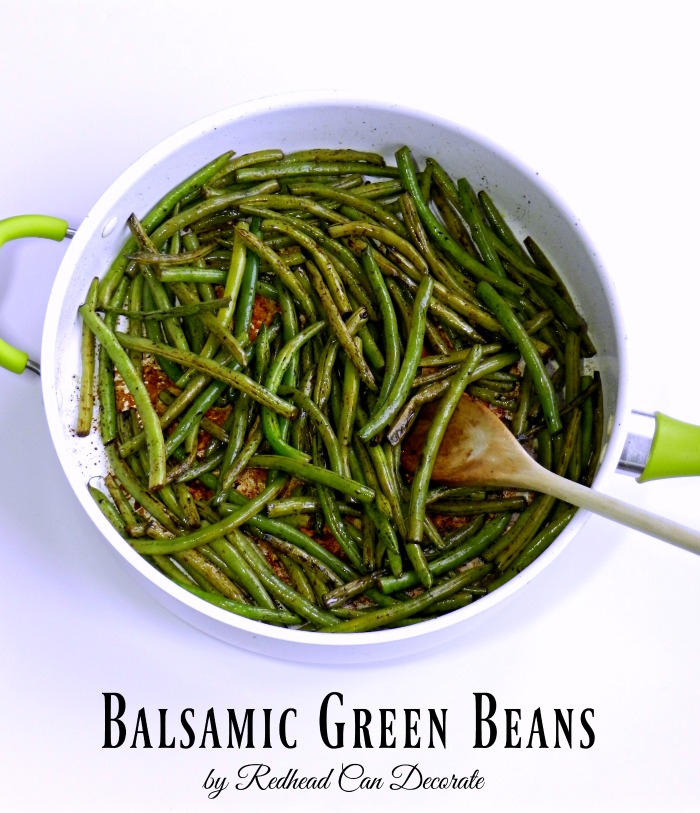 The best balsamic green beans I ever had! You will not be able to stop eating them. These are low carb at it's best! Pair with a protein or eat as an appetizer!