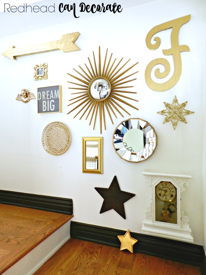 Stair Gallery Wall Makeover