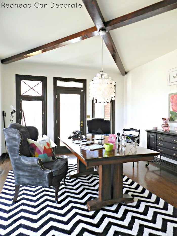 Transform an unused dining room space into an amazing OFFICE!