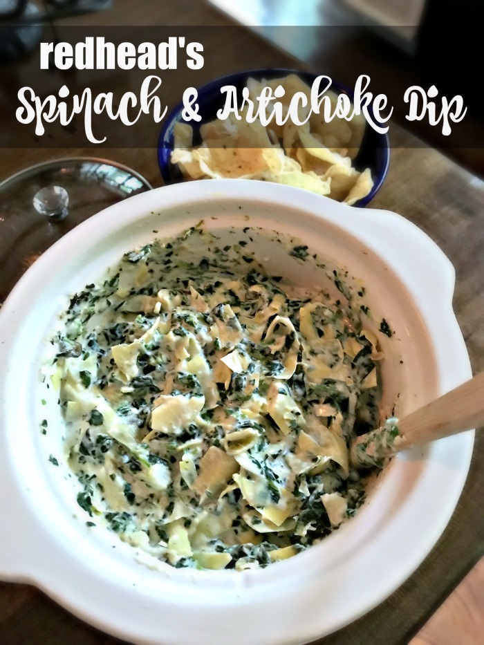 She has been making this spinach & artichoke dip for over 20 years and the teens beg her to make it. It's not like the greasy ones you find in restaurants. It's a bit lighter with amazing flavor.