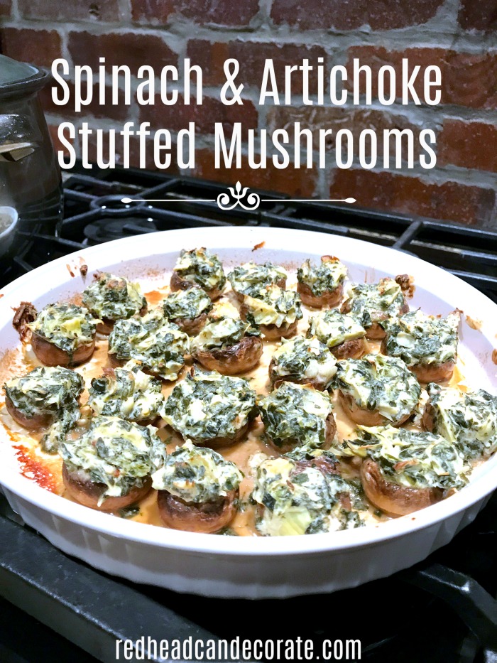 These stuffed mushrooms sound easy to make and are low carb!