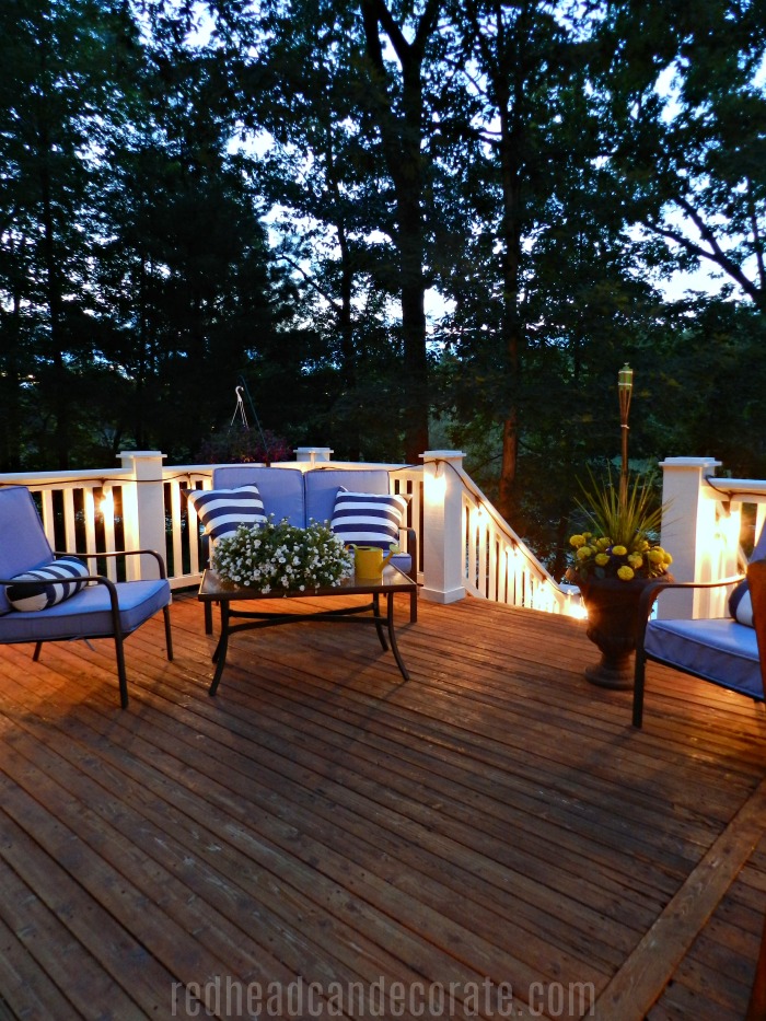Vintage Style Outdoor String Lights, How To String Outdoor Lights On A Deck