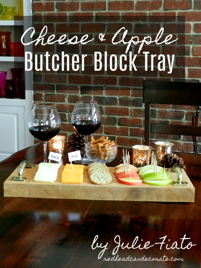 Butcher Block Cheese Board Giveaway