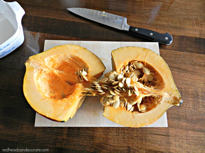This easy roasted acorn squash recipe is so easy to make and a perfect side dish for Thanksgiving or Christmas.