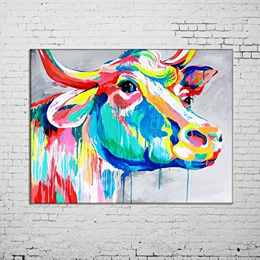 Cow canvases are the cutest way to add some farmhouse to your home. This Cow Canvas Giveaway is free!