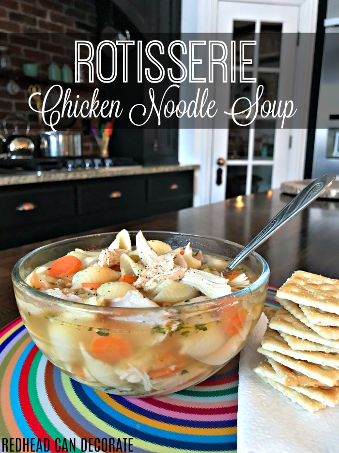 Rotisserie Chicken Noodle Soup