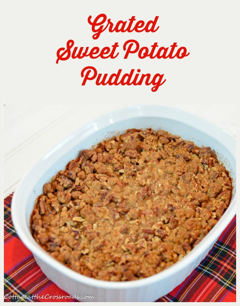 Grated Sweet Potato Pudding by Cottage at the Crossroads